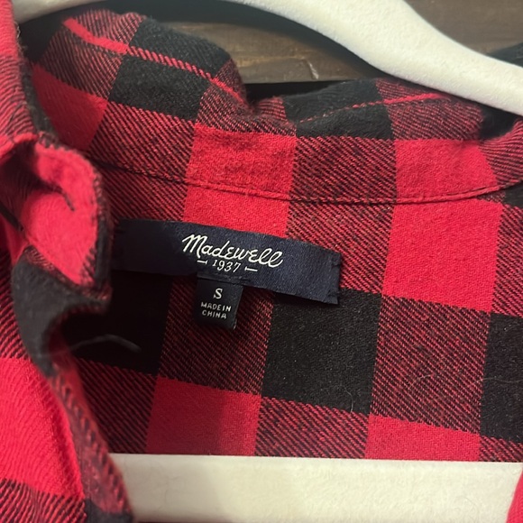 Madewell buffalo check button down shirt - Picture 2 of 5